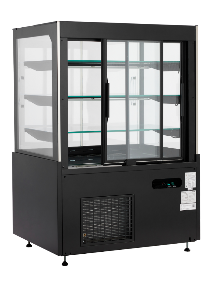 Vibocold kjøledisk Oslo med automatisk defrost sort 137 cm OSC 140S SS FSD