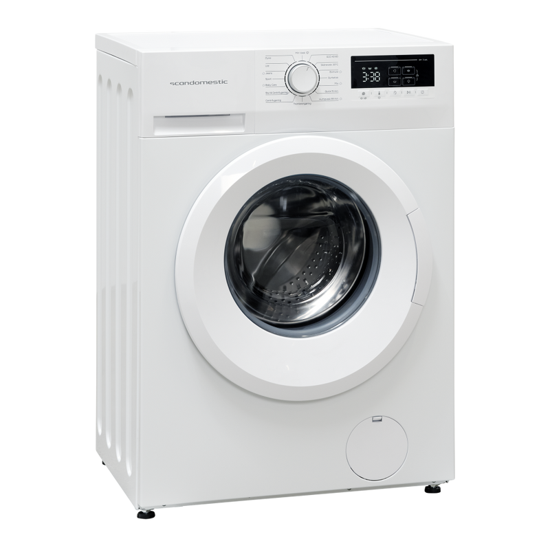 Scandomestic vaskemaskin hvit 60 cm 8 kg WMF2408WA