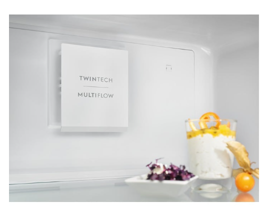 Electrolux kombiskap rustfritt stål nofrost 186 cm 230/101 L