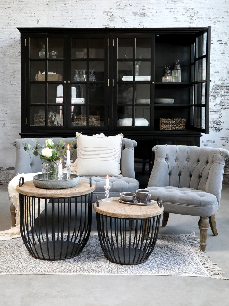 Chic Antique Fransk Sofa i linstoff 2. pers 41029225