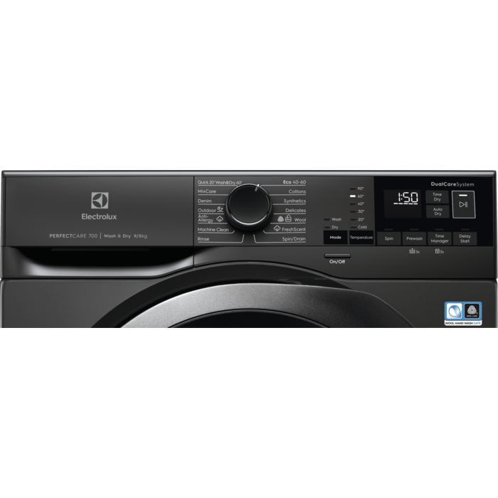 Electrolux kombimaskin 9kg EW7W5694LG