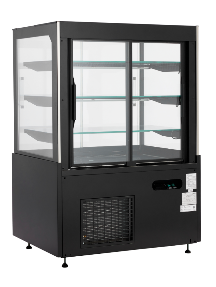 Vibocold kjøledisk Oslo med automatisk defrost sort 137 cm OSC 140S SS FSD