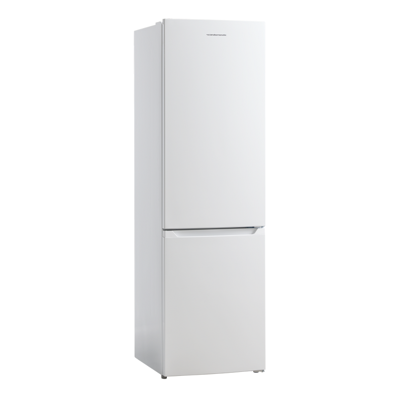 Scandomestic frittstående kombinert kjøl- og fryseskap hvit 181 cm CBF253NFWE