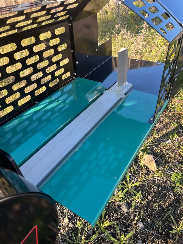 Gardentec Timber elektrisk turbovedkløyver 8 tonn Inkl stativ og store hjul