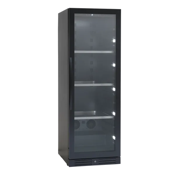 Scandomestic vinskap 1 sone sort med plass til 138 flasker SV 138 B