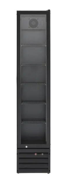 Scandomestic display kjøleskap svart SD 226 BE