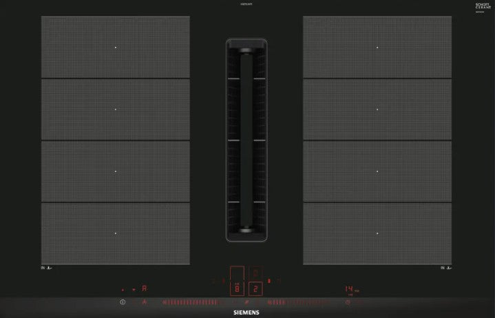 Siemens induksjonsplatetopp med integrert ventilator Iq 700 EX875LX67E 622 m³/t