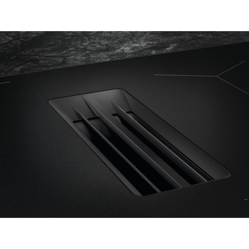 AEG Induksjonstopp med integrert ventilator 80 cm TH84CC23CZ Saphir Matt