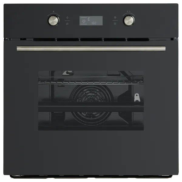 Scandomestic innbyggingsovn sort med pyrolyse XO 6800