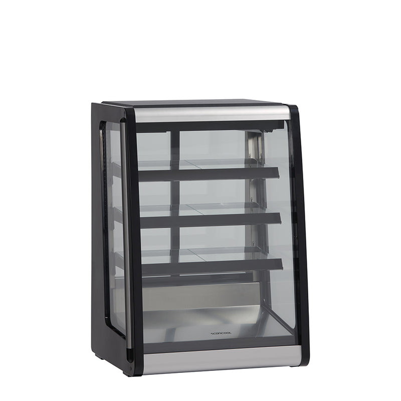 Scandomestic display kjøleskap svart RTW 129 BE