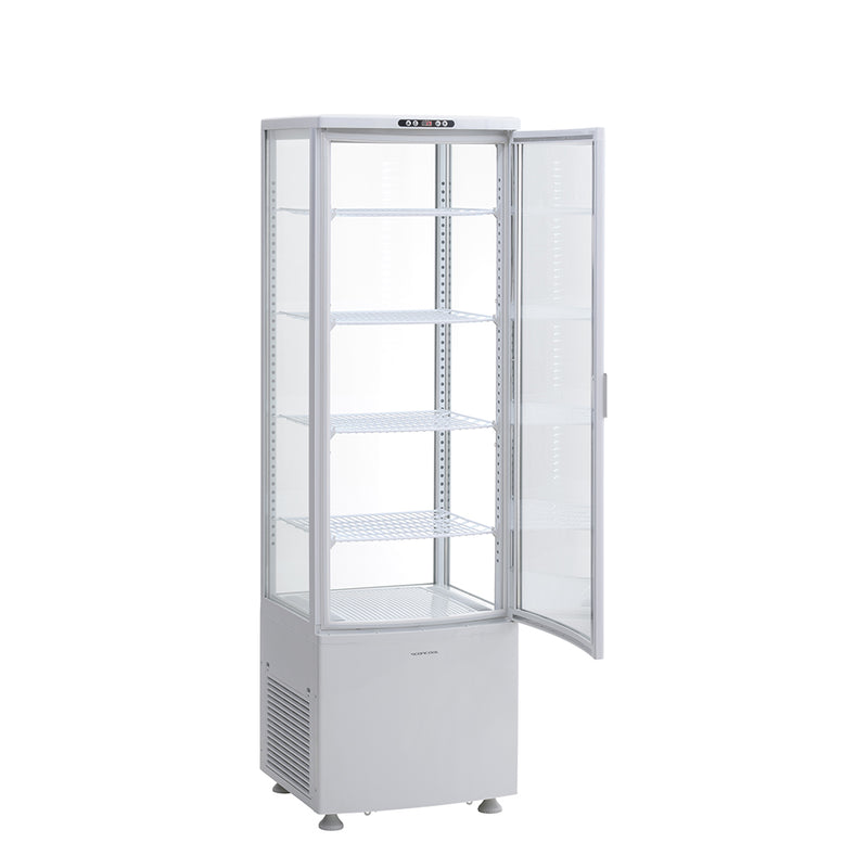 Scandomestic display kjøleskap hvit RTC 237 WE