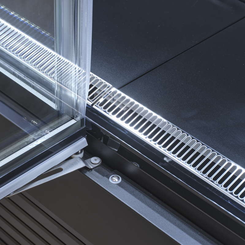 Scandomestic displaykjøelskap multideck 201 cm 4 dører MDC2584BB