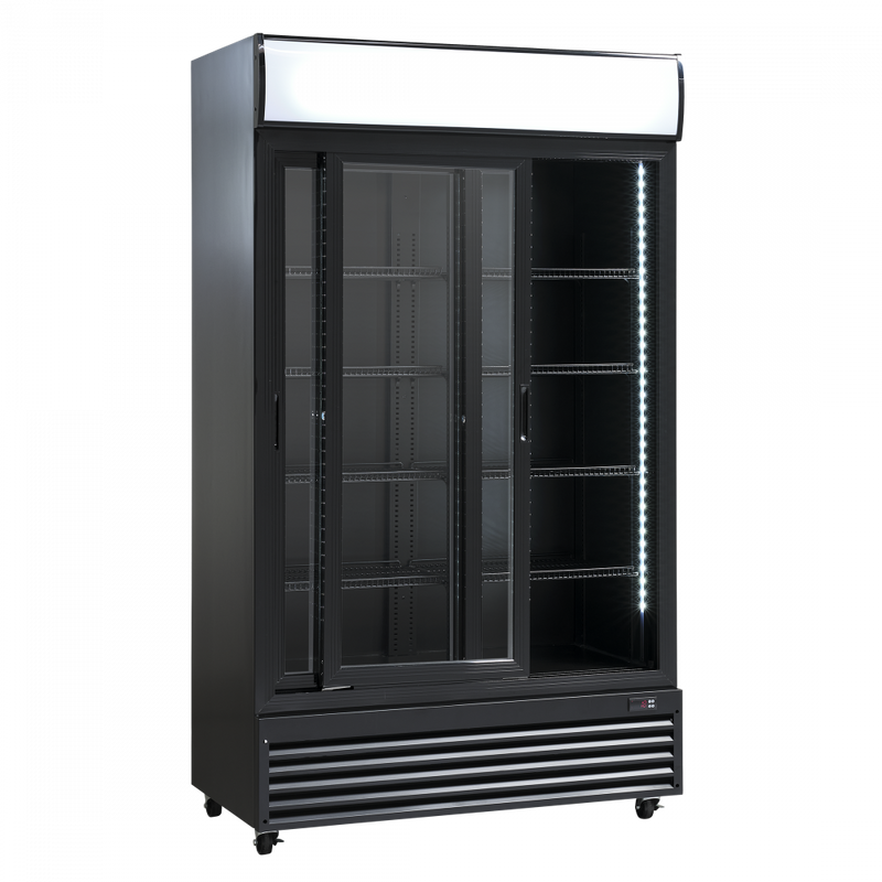 Scandomestic display kjøleskap svart SD 1002 BSLE