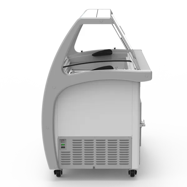 Scandomestic iskremdisk med skyvedør og 6 iskrembeholdere SIC6WB