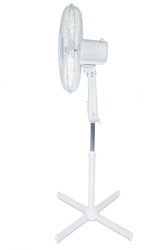 Trebs gulvvifte hvit 100-120 cm høyde 40 cm