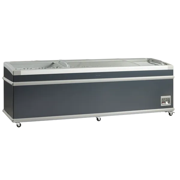 Scandomestic display fryseboks i svart 900 L SIF900D