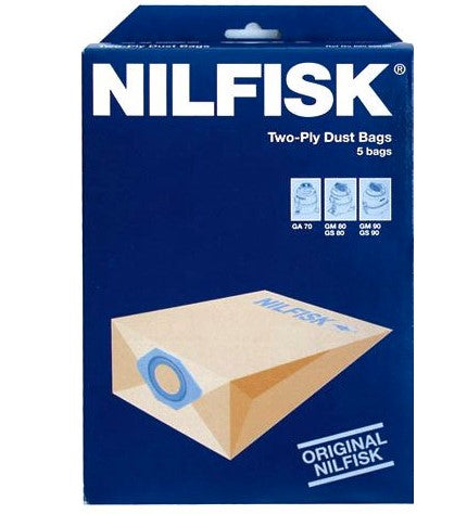 Nilfisk støvposer 5 stk til GM80 støvsuger