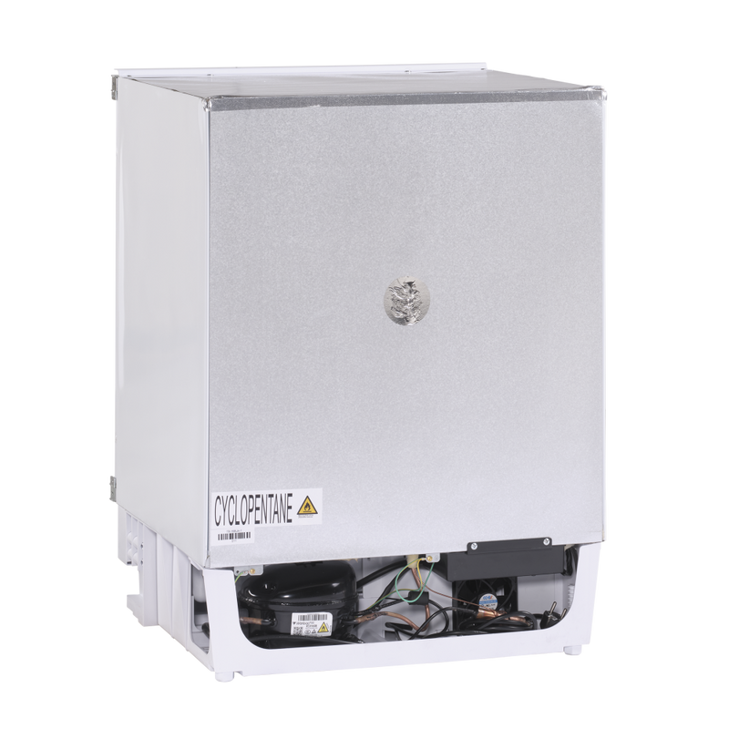 Scandomestic frittstående kombinert kjøl- og fryseskap hvit 82 cm BIC111WE