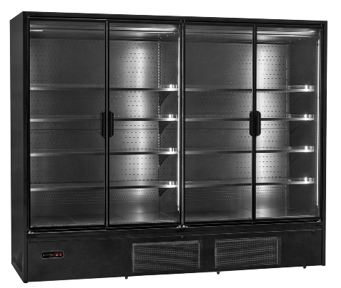 Vibocold Indiana display kjøleskap 4 hengslede dører INDI85 2500 0505