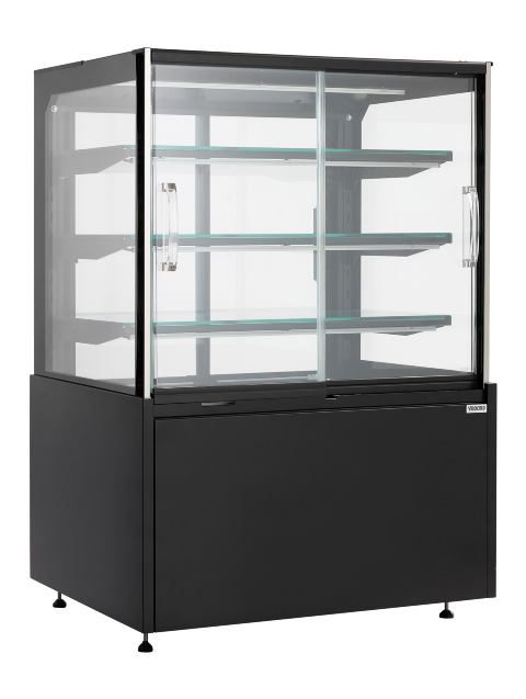 Vibocold kjøledisk Oslo med automatisk defrost sort 137 cm OSC 140S SS FSD