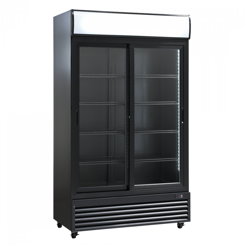 Scandomestic display kjøleskap svart SD 1002 BSLE