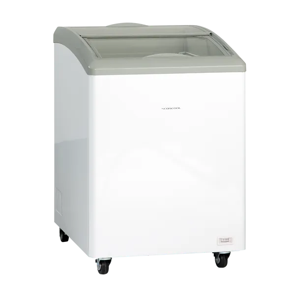Scandomestic iskrem fryseboks i hvit 137 L IC155D