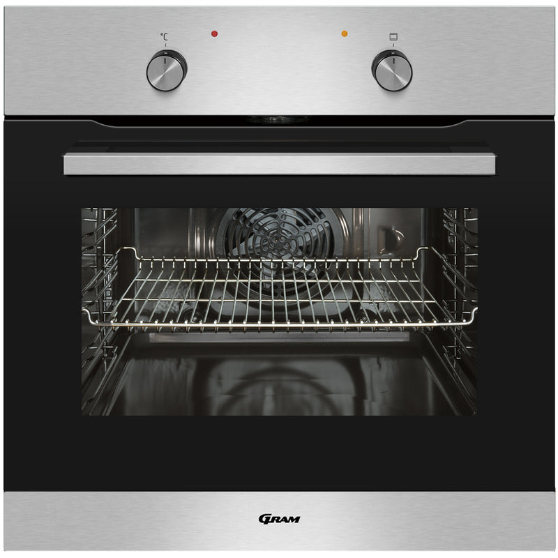 Gram Innbyggingsovn rustfritt stål IO 5610-90 X