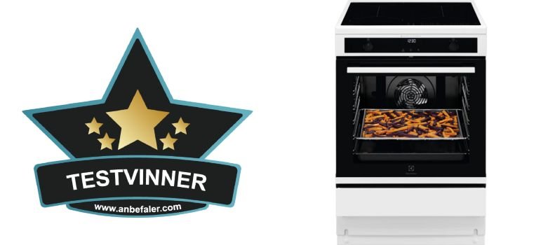 Electrolux komfyr induksjon hvit LKI6489NOW