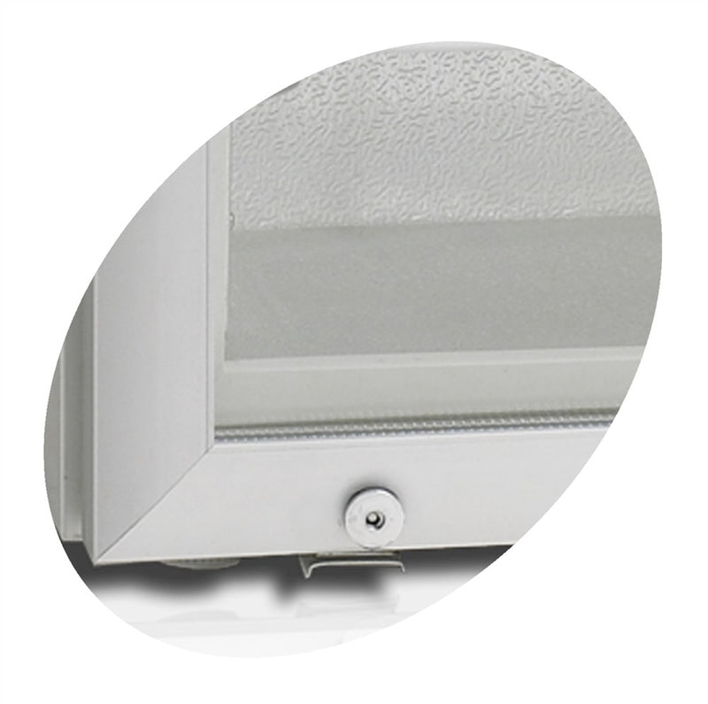 Tefcold dipslay fryseskap Hvit UF100GCP