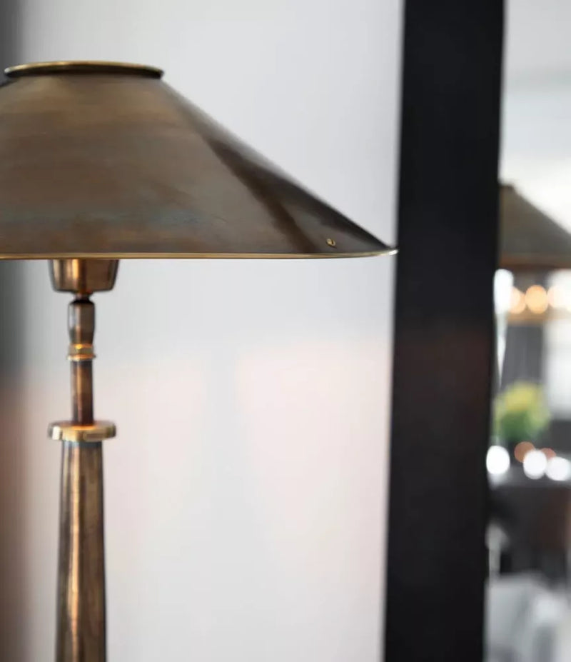 Artwood POSITANO Gulvlampe Lampefot Antikk Messing