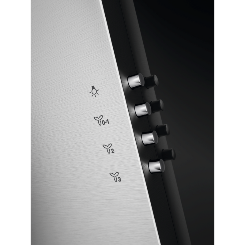 Electrolux veggmontert hette 90 cm 66 dB LFV319K 942051246