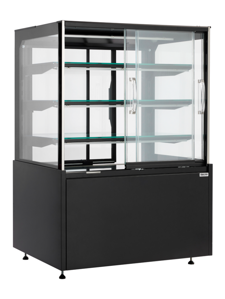 Vibocold kjøledisk Oslo med automatisk defrost sort 137 cm OSC 140S SS FSD