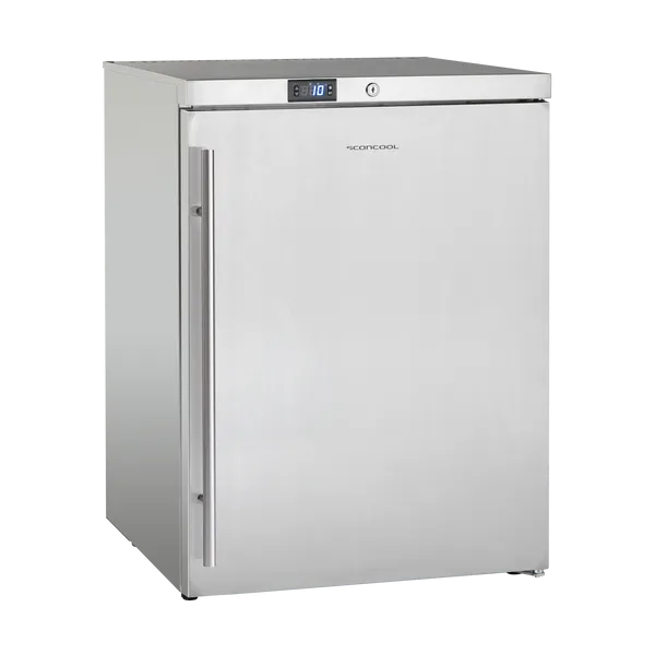 Scandomestic kjøleskap i stål 82 cm SK 145 E