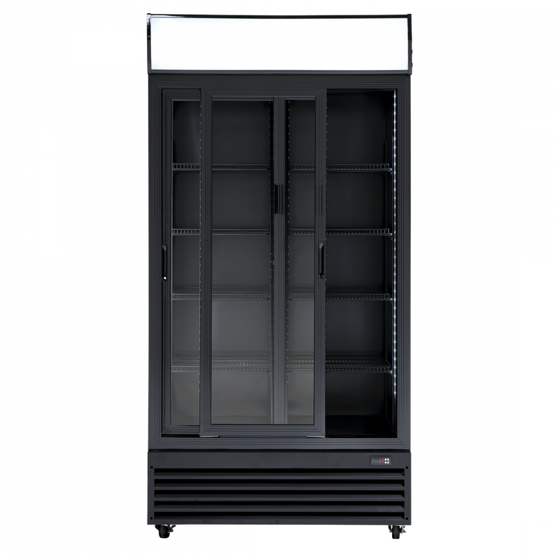 Scandomestic display kjøleskap 202 cm SD 802 BSLE