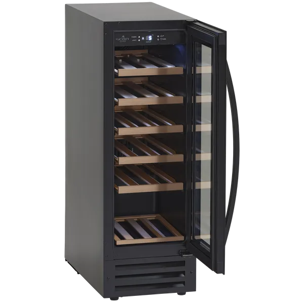 Scandomestic vinskap 1 sone sort med plass til 18 flasker SV 19 B