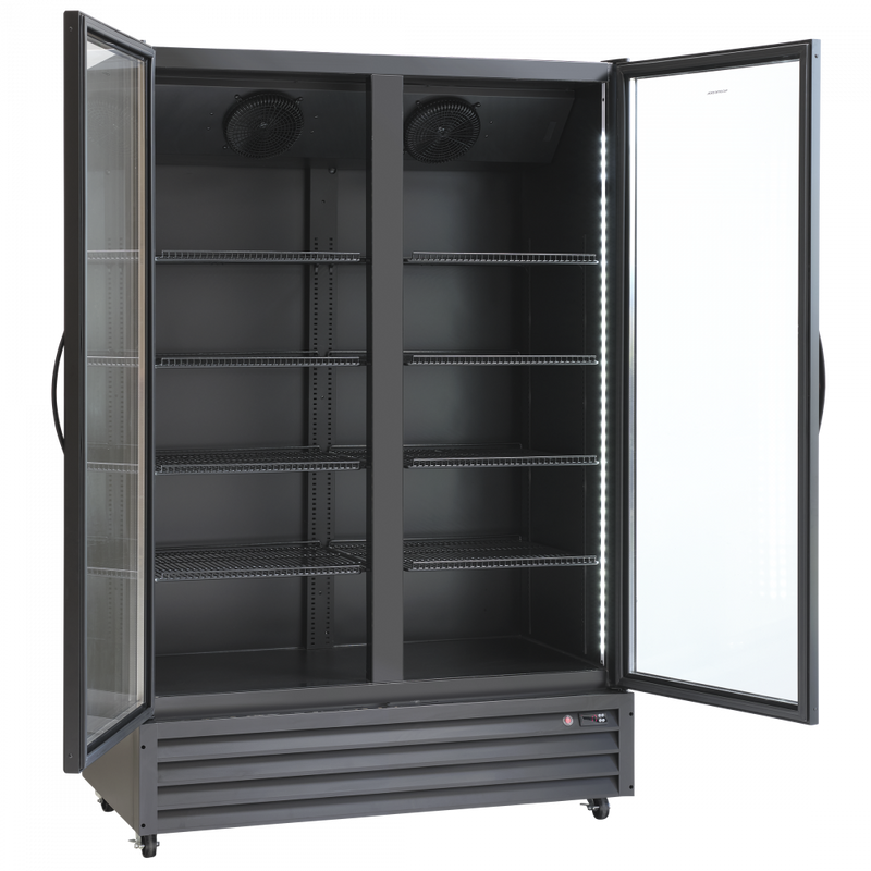 Scandomestic display kjøleskap svart SD 1326 BE