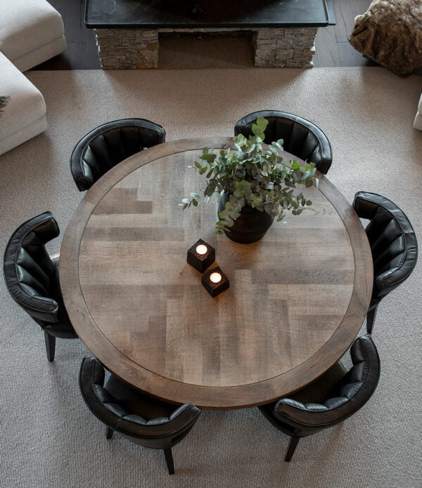 Artwood spisebord rundt 170 cm Silver Matt JOSH