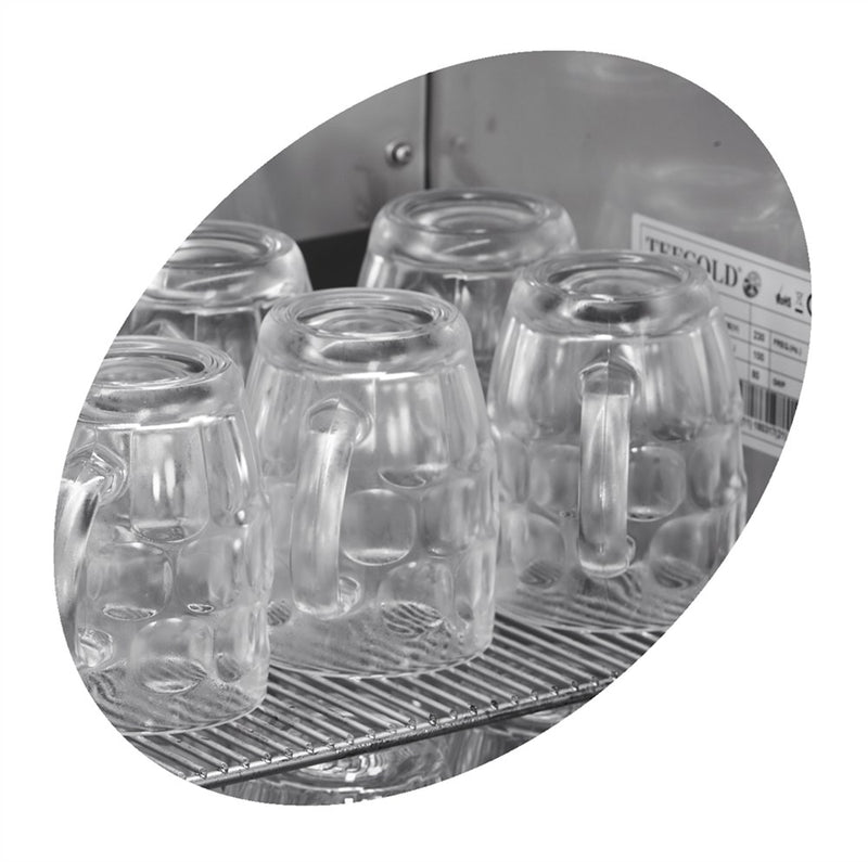 Tefcold Display Fryseskap Hvit GF200VSG