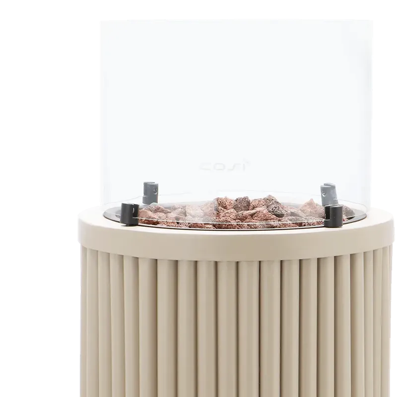 Trend Collection gasslanterne frittstående Cosipillar Curved beige 5981470