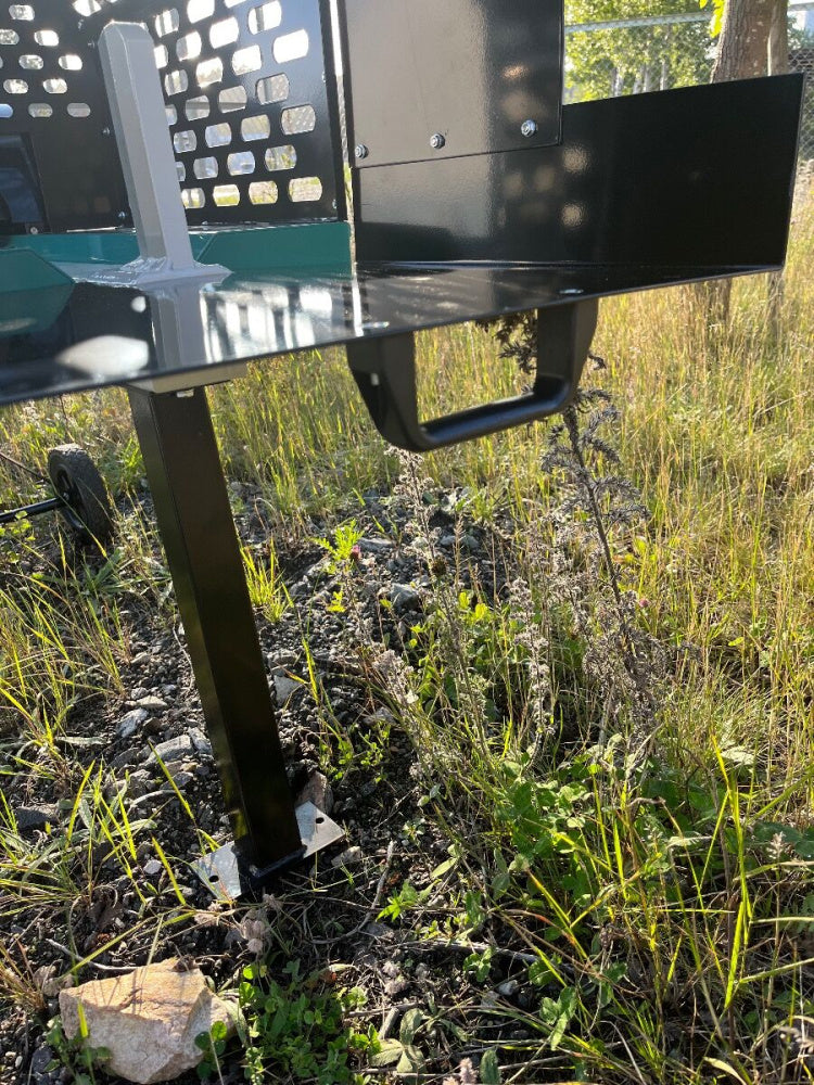 Gardentec Timber elektrisk turbovedkløyver 8 tonn Inkl stativ og store hjul