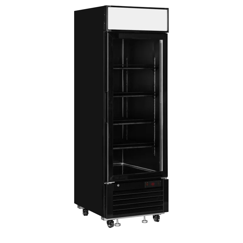 Tefcold displayfryseskap sort 205 cm LGF2500B