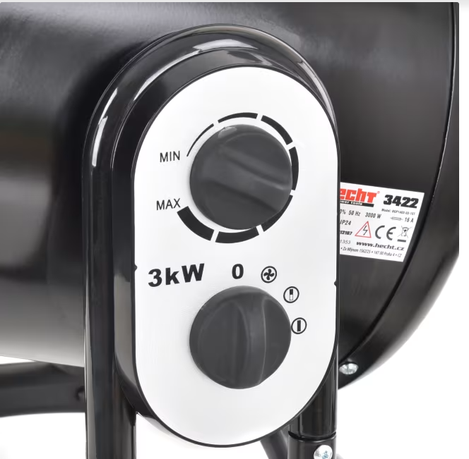 Hecht elektrisk varmekanon 3000 W HE3422