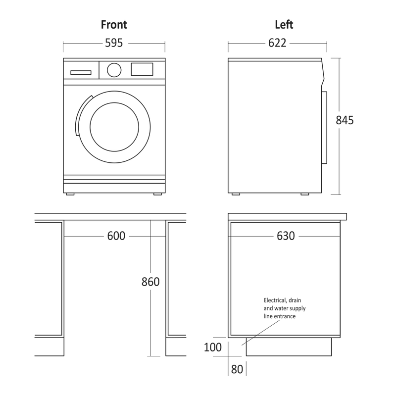 Scandomestic tørketrommel 8kg TDH8WA2