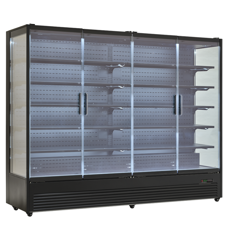 Scandomestic displaykjøelskap multideck 201 cm 4 dører MDC2584BB