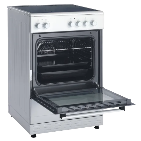 Scandomestic komfyr keramisk 60 cm i hvit FCC800W