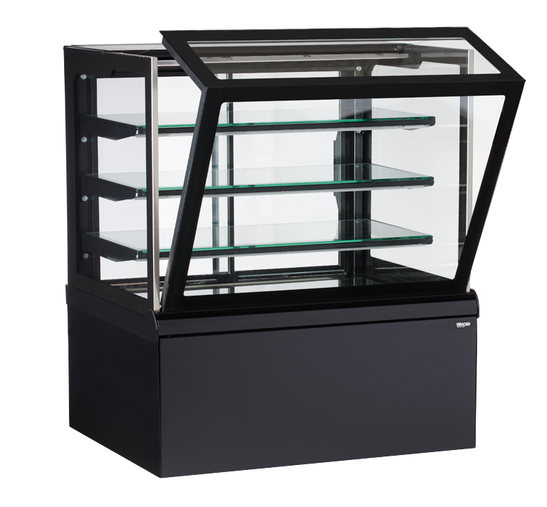 Vibocold kjøledisk Oslo med automatisk fuktkontroll sort 137 cm OSC 140S HC S