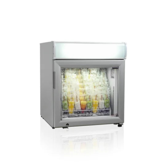 Tefcold Display Fryseskap, Hvit - UF50GCP