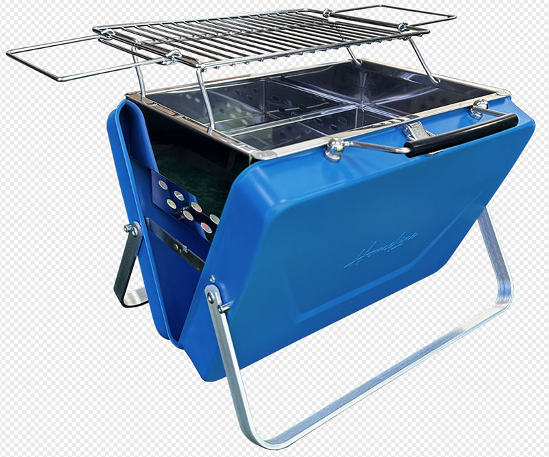 Homeline buddy flergangsgrill koffert blå 216005