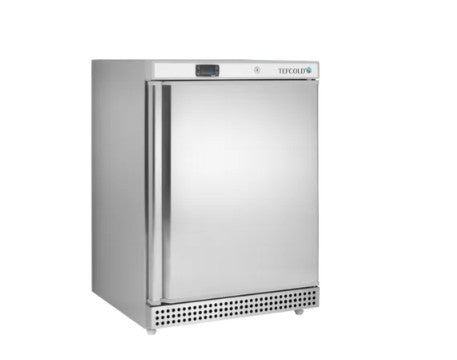 Tefcold lager kjøleskap i rustfritt stål UR200X1 85,5 cm