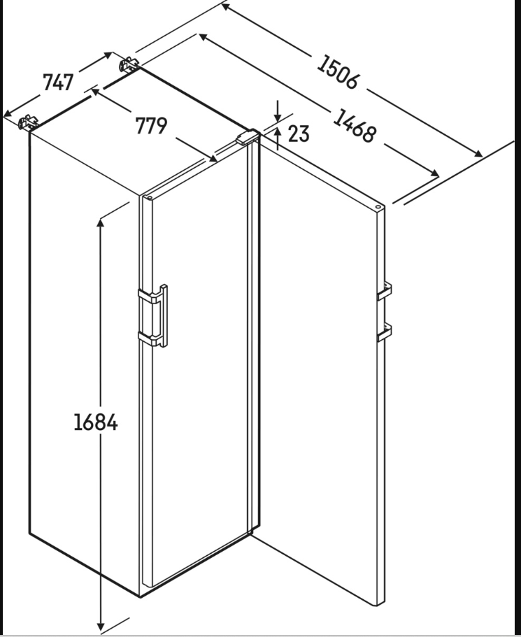 Vibocold laboratoriekjøler i samsvar med DIN 13277 179,3 cm HMFVH 5511